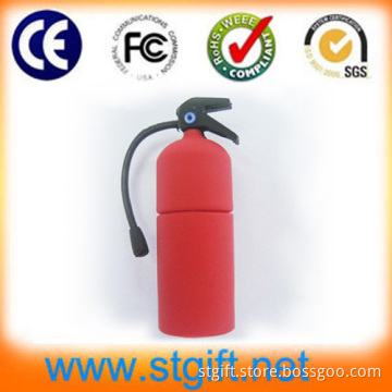 PVC USB Extinguisher for Gift for USB Flash Disk with Pendrive